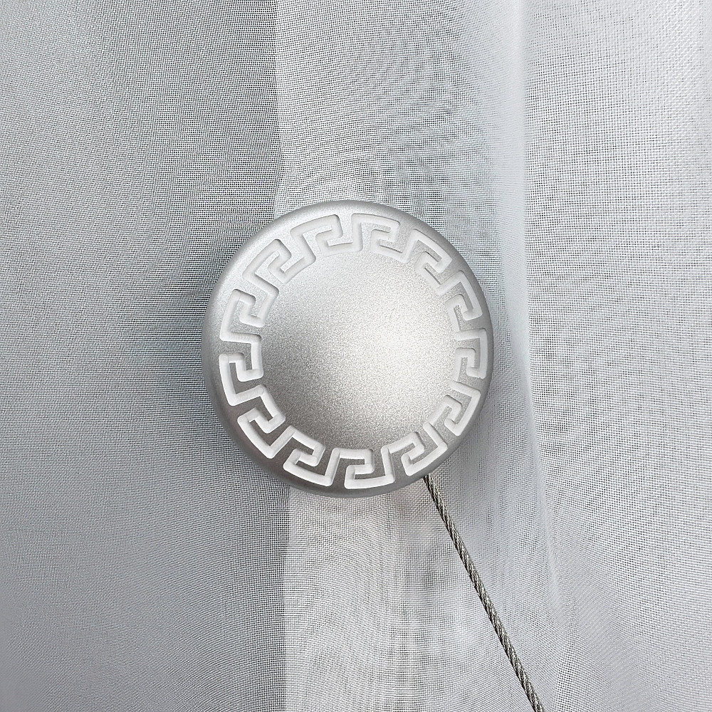 Магниты для штор и гардин Афина 2 шт Серый (81-269) Киев - изображение 2