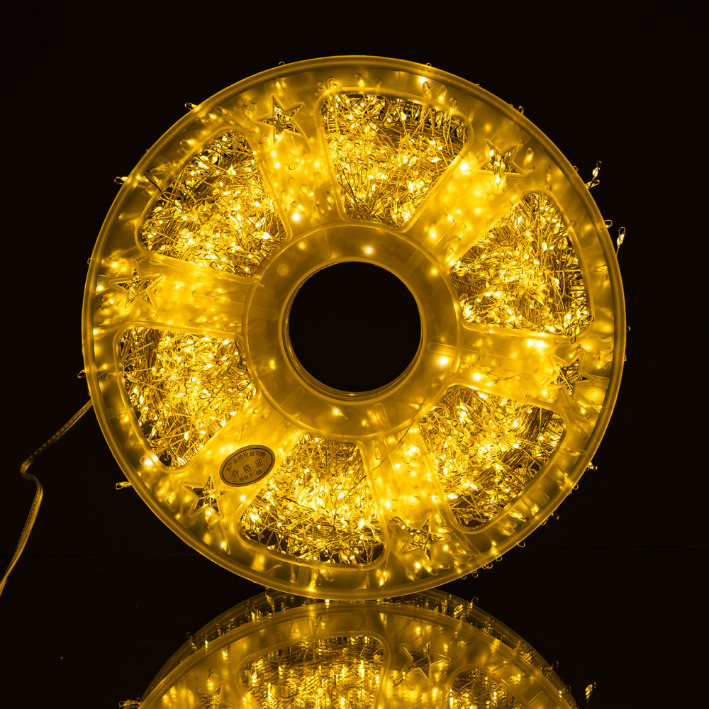 Garlando Новорічна гірлянда Хвойна лапа 100 м 3000 LED білий провід Жовте сяйво D3000L100MWY Київ - фото 10