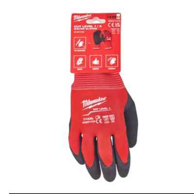 Защитные перчатки Milwaukee с сопротивлением порезам 1 уровня, зимние, 11/XXL (4932471346) Винница
