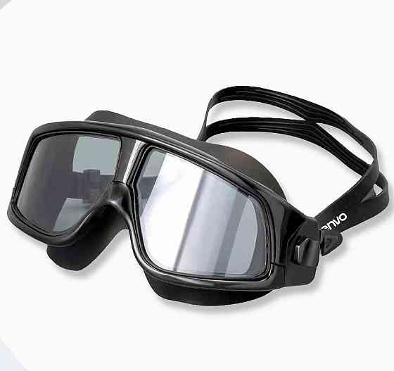 Маска для плавання Renvo Sevan Anti-fog Уні Чорний Коричневий OSFM (2SM110-01) Київ