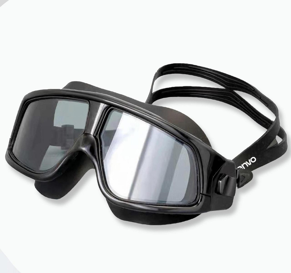 Маска для плавання Renvo Sevan Anti-fog Уні Чорний Коричневий OSFM (2SM110-01) Київ - фото 1