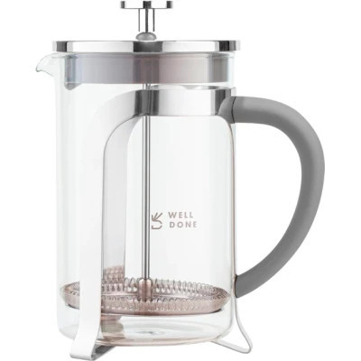 Френч-прес Well Done soft-touch ручка 600 мл (WD-8016B) Вінниця - фото 1