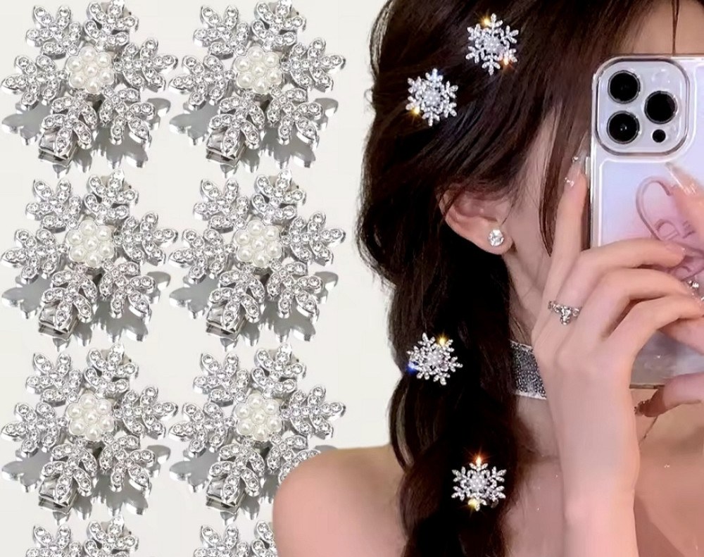 Затискач для волосся "Сніжинка" Сміла - фото 1