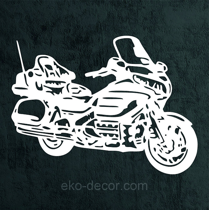 Декоративное настенное Панно «Мотоцыкл» Декор на стену 110*81 см, Белый Киев - изображение 8