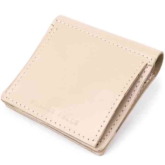 Оригінальне жіноче портмоне з монетницею GRANDE PELLE 11369 Бежевий Київ