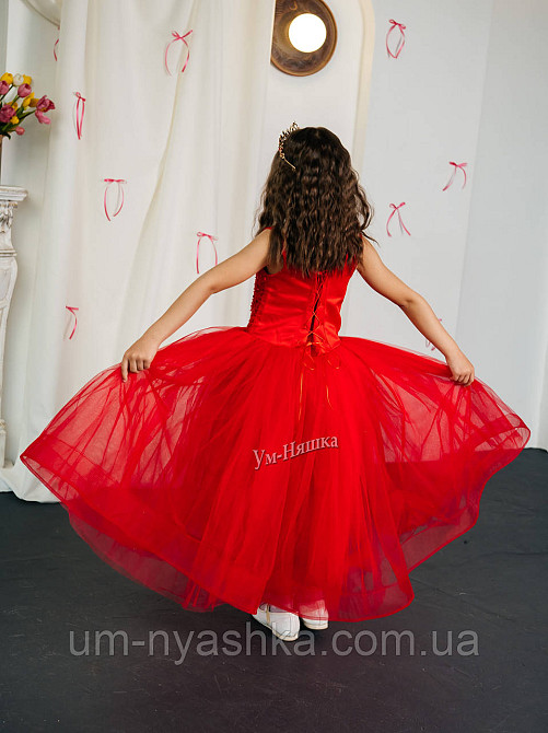 Платье красное нарядное для девочки Кривой Рог - изображение 4