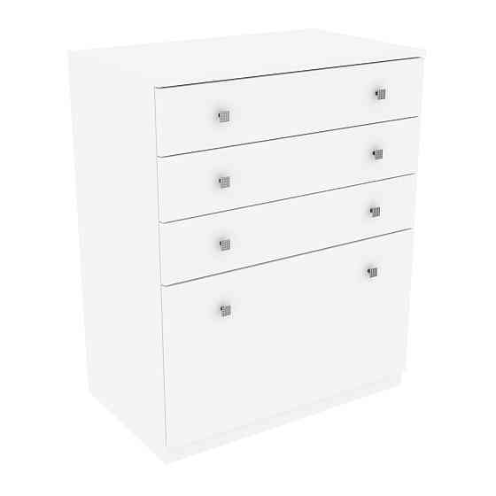 Комод Favorit F-1, Білий, 800/500/1000 Львів