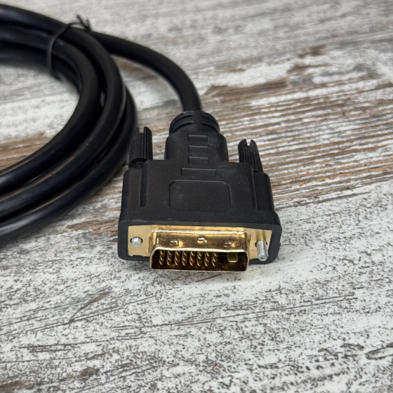 Кабель DVI-D (24+1) – HDMI 1.8 м, позолочені контакти, для передачі цифрового відеосигналу Київ