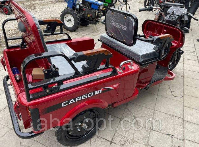 Електричний трицикл з кузовом CARGO-10-GP 1 1000W-60V-32Ah шини 12"/12" купити дешево в Україні Одеса - фото 6