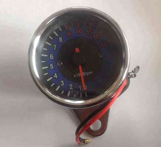 Тахометр виносний універсальний (аналоговий, хром, 13000об/хв) (mod:MY-224) Київ