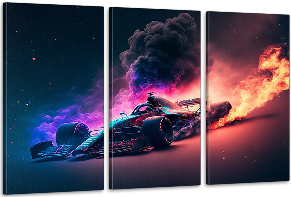 Модульна картина у вітальню/ спальню  Інь-Янь   ART-143_3A 70х130 см Київ - фото 1