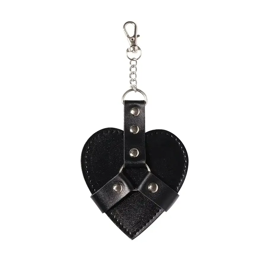 Брелок на карабіні для ключів Art of Chained Heart, Чорний Львов - изображение 1