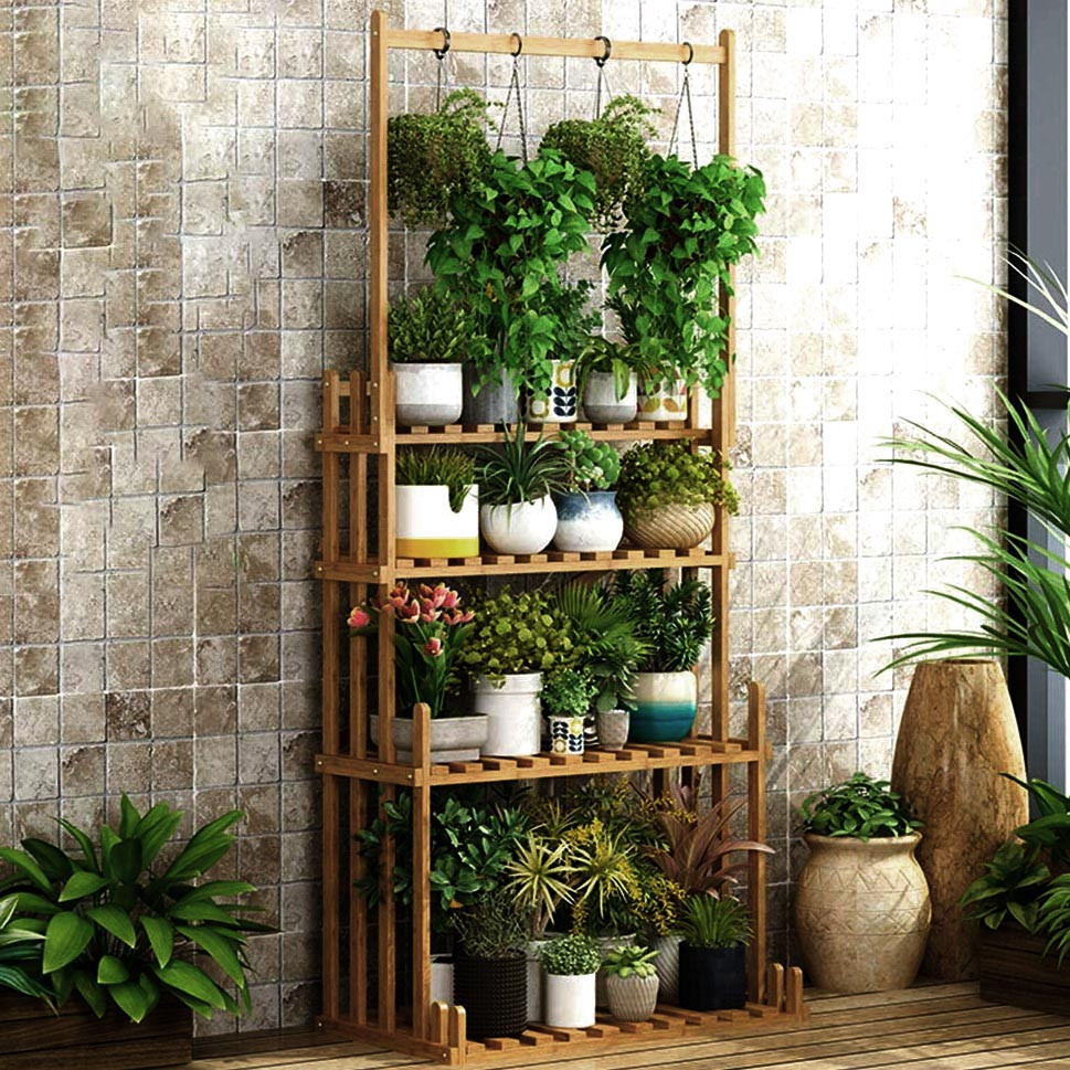 Підставка для квітів "Нелаш 4х90" сієна Миколаїв - фото 1