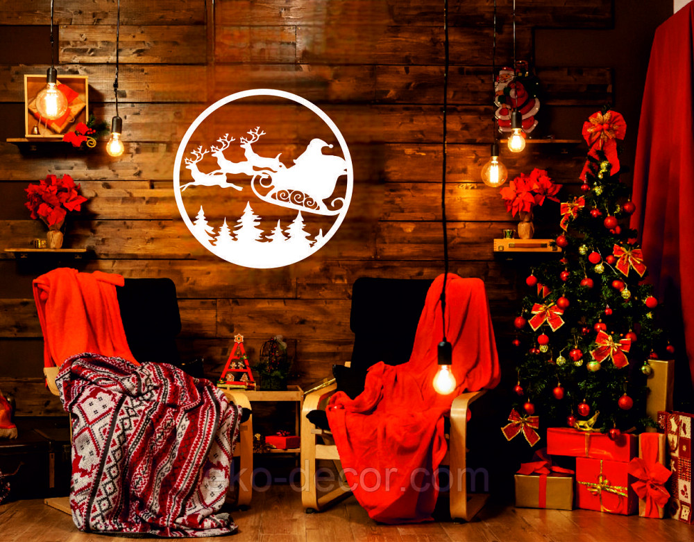 Декоративне настінне Панно «Новий рік», Декор на стену Київ - фото 4