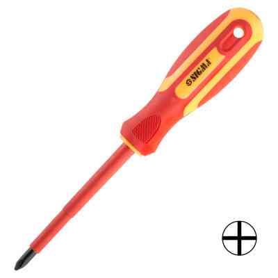 Викрутка Sigma діелектрична хрестова PH2x100мм 1000В CrV (4008161) Вінниця