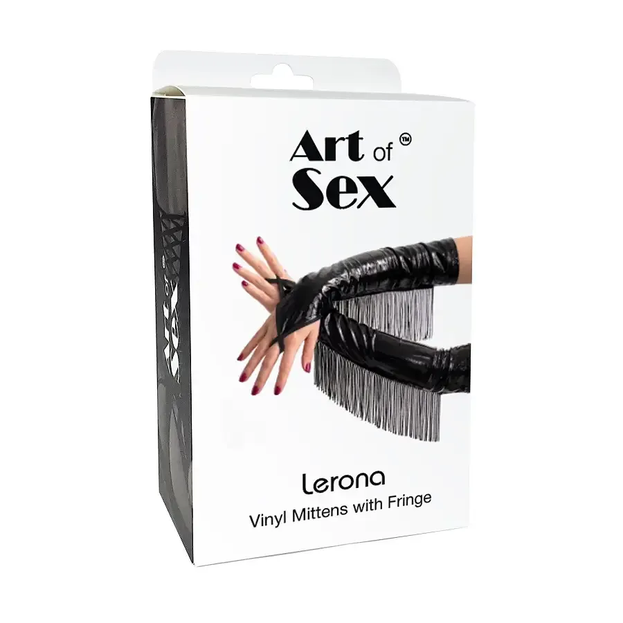 Вінілові мітенки Art of Sex - Lerona, розмір S, колір білий Львів - фото 3