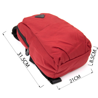 Сумка Vintage Через плече нейлон Червона (20629) Вінниця - фото 10