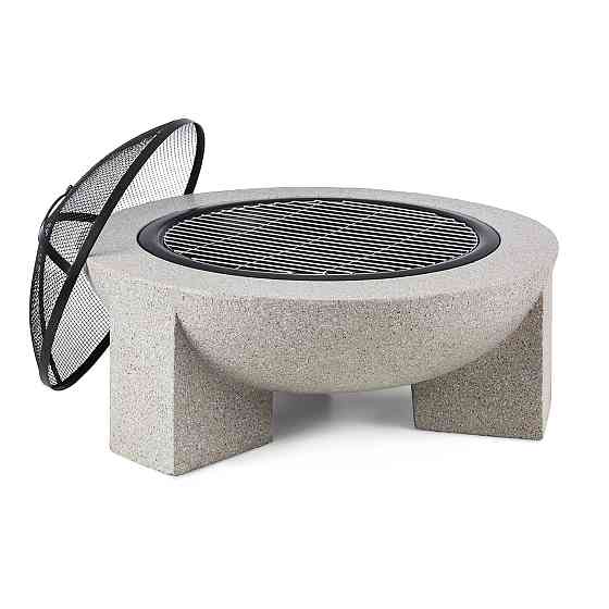 Чаша для огня Troja Ø 75 см, решетка для камина, решетка из стали, MgO, искусственный камень (Германия, читать Ровно