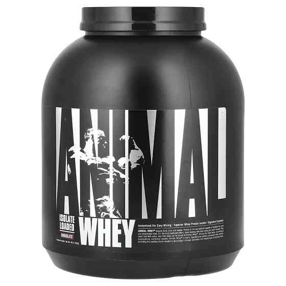 Протеин Universal Nutrition Animal, Isolate Loaded Whey Protein Powder, Chocolate 1.81 kg Луцк