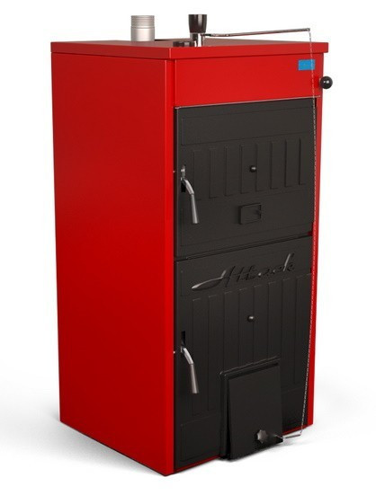 Чавунний твердопаливний котел Attack F5DA котел на дровах 5 секцій 24 кВт до 200 м2 для дому та дачі Словаччина Тернопіль - фото 1