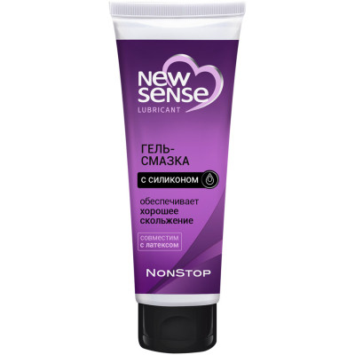 Інтимний гель-змазка Біокон New Sense із силіконом 100 мл (4820064563312) Вінниця - фото 1