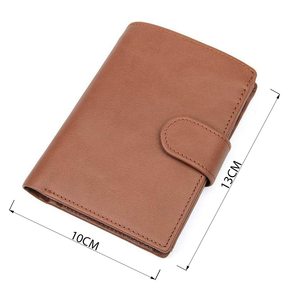 Портмоне чоловіче Vintage 14534 з натуральної шкіри Коричневе Київ - фото 6