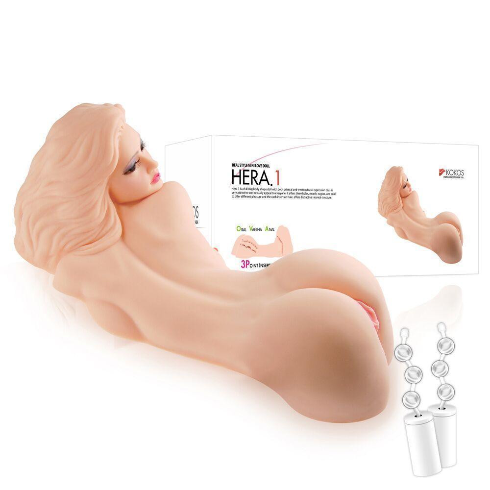 Мастурбатор Kokos Hera 1 2WayPlus з вібрацією й масажем Sex Aura Київ - фото 8