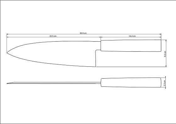 Ніж для суші TRAMONTINA SUSHI, 203 мм (6408243) Київ