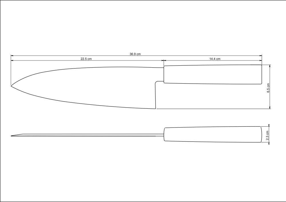 Ніж для суші TRAMONTINA SUSHI, 203 мм (6408243) Київ - фото 2