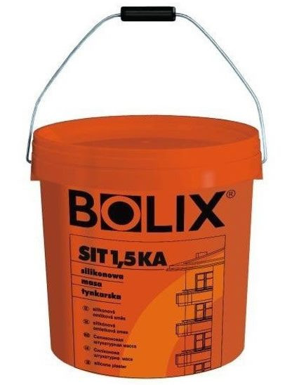 Декоративна штукатурка Bolix SIT 1,5 KA "баранчик" 1.5 мм 25 кг світло-сірий Киев - изображение 1