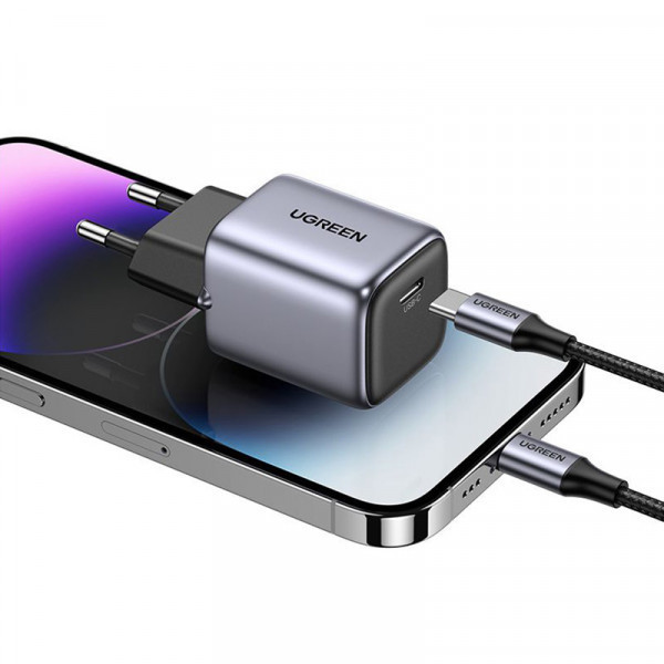 Зарядний пристрій 1xUSB 20W USB C PD Nexode mini Charger CD318 Ugreen (90664) Київ - фото 6