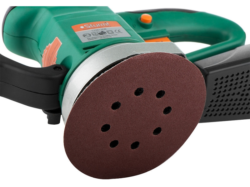 Шлифмашина вибрационная 125/150 мм Sturm 450 Вт OS8120R (читать описание) Ровно - изображение 7