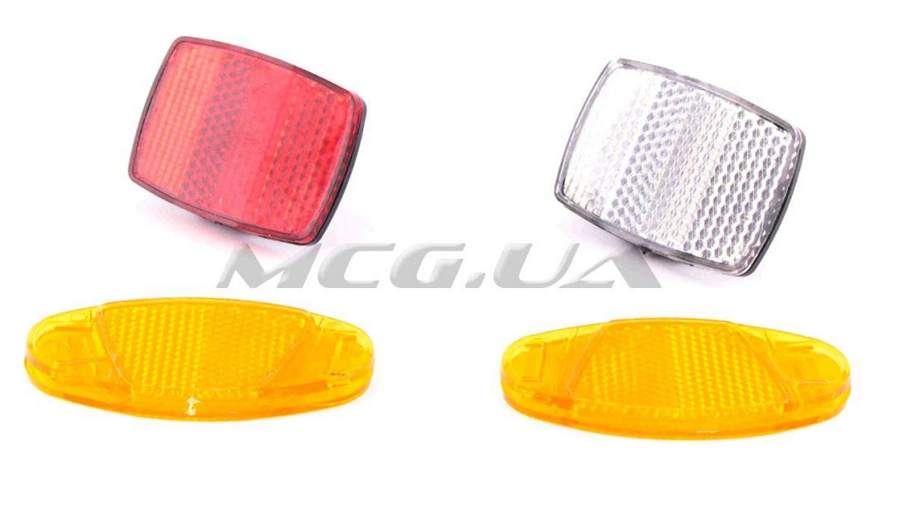 Світловідбивач велосипедний (катафот) (4шт, в асортименті) DS Мукачево - фото 1