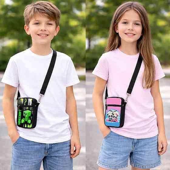 Сумка-чохол для телефону Трансформери дитяча сумка через плече, водонепроникна міні-сумка (5056) Київ