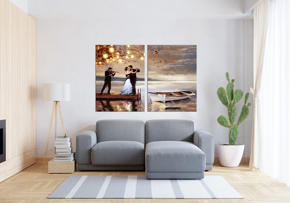Модульная картина в гостиную / спальню  Закохані TLV-2_002 Київ - фото 3