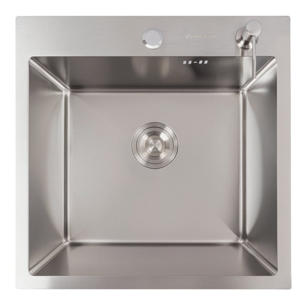 VALESO Кухонна мийка 50*50 нержавійка Valeso Handmade (товщина 3,0/1,5) Київ - фото 1