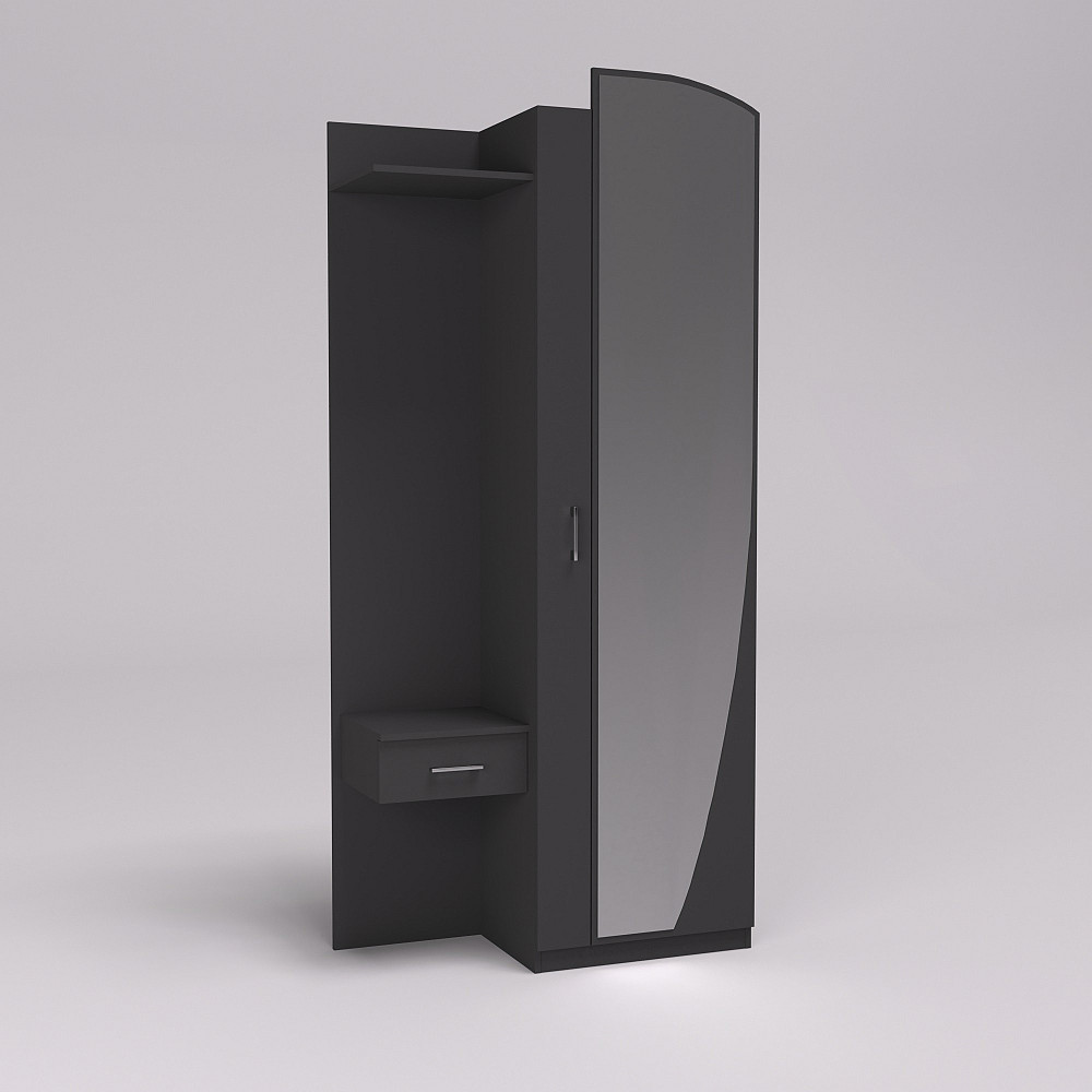 Прихожая Соло-1, Антрацит, 1000/400/2140 Львов - изображение 1
