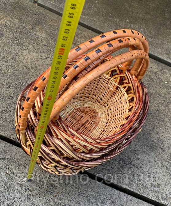 Набір кошиків, плетених із лози, 4 шт Київ - фото 8