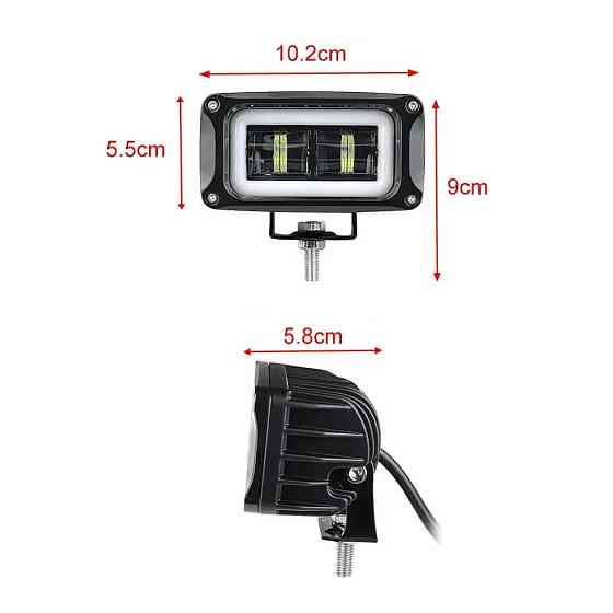 Світлодіодна фара StarLight HP-GZD-W-14 ближнє світло + DRL 12/24V Харків