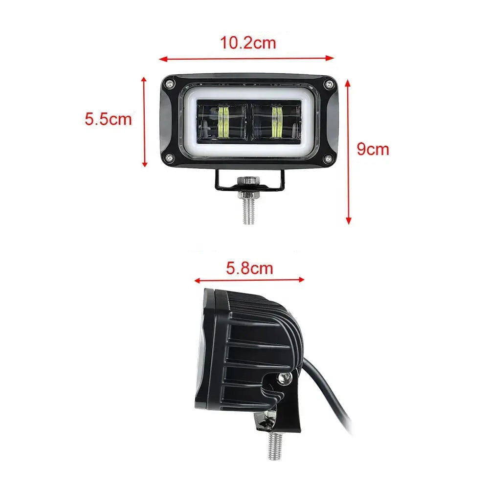 Светодиодная фара StarLight HP-GZD-W-14 ближний свет + DRL 12/24V Харьков - изображение 3