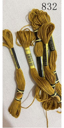 Муліне для вишивки 832 DMC Київ - фото 1