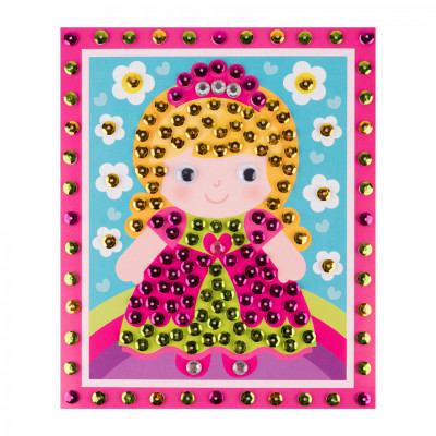 Набор для творчества 1 вересня Аппликация пайетками Принцесса (954588) Винница - изображение 2