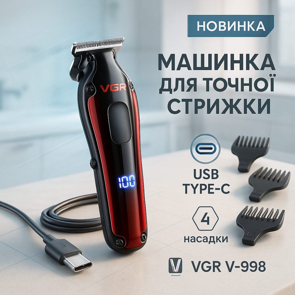 Парикмахерские машинки профессиональные VGR V-998, Машина для стрижки в домашних условиях YX-14 Львов - изображение 11