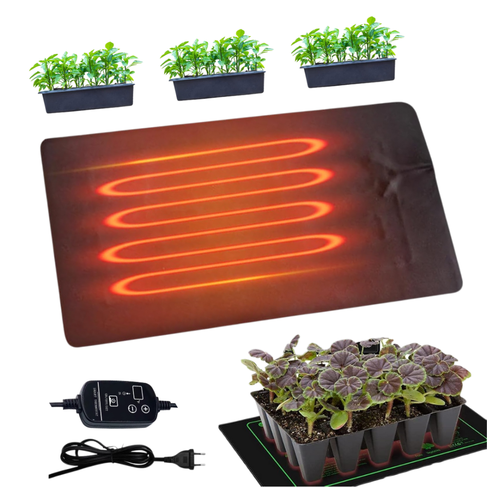 Теплый коврик для рассады с термостатом и регулировкой температуры, влагозащита, 52x122см 105Вт Каменец-Подольский - изображение 1