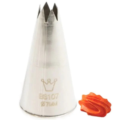 Кондитерская насадка Martellato Open Star 7 мм (BS 107) Винница - изображение 1