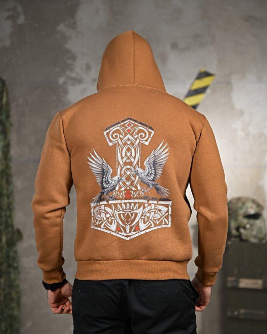 Милитари худи на флисе GENESIS Thor койот ПП8080 Одесса - изображение 1