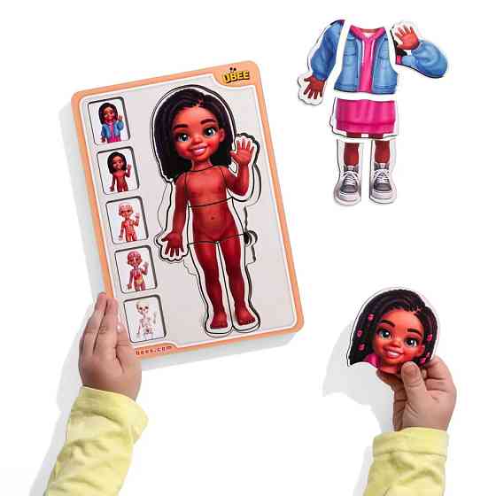 Дерев'яний пазл-вкладиш "Анатомія людини - дівчинка-3" (ПСД264) PSD264 будова тіла Вінниця