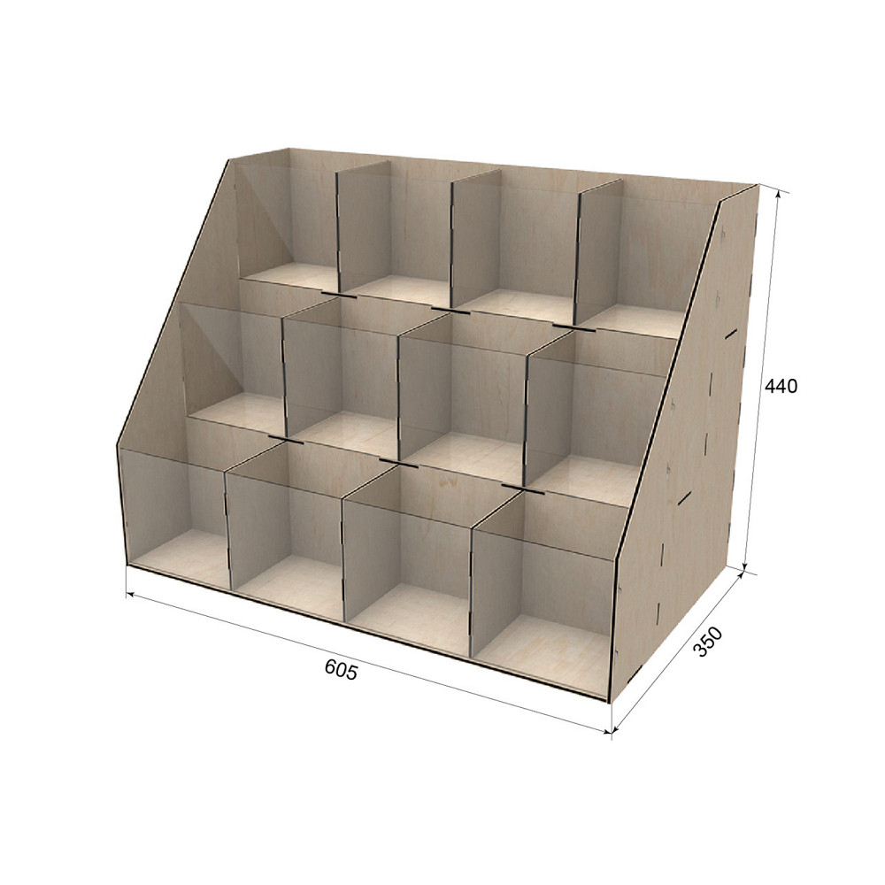 Підставка EKOSTAR під ручки та олівці 12 відділень Київ - фото 2