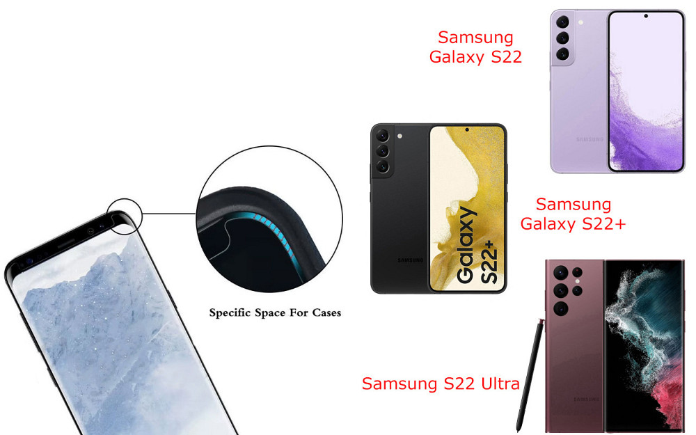 Захисне скло HyperGlass Pro для Samsung Galaxy S22, S22+, S22 Ultra – максимальна чутливість та захист Київ - фото 3