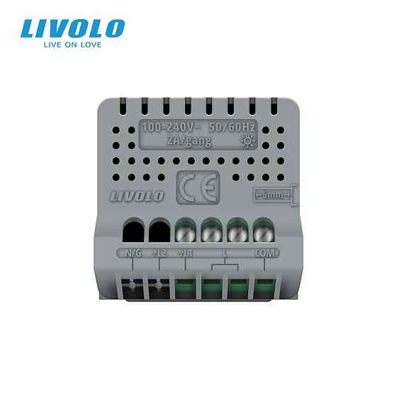 LIVOLO Розумний сенсорний димер LIVOLO, золотий, прохідний / перехресний, ZigBee, 2А 230В, без Коломия